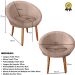 Poltrona moderna confortável para Sala de espera Recepção MOBLAN decor