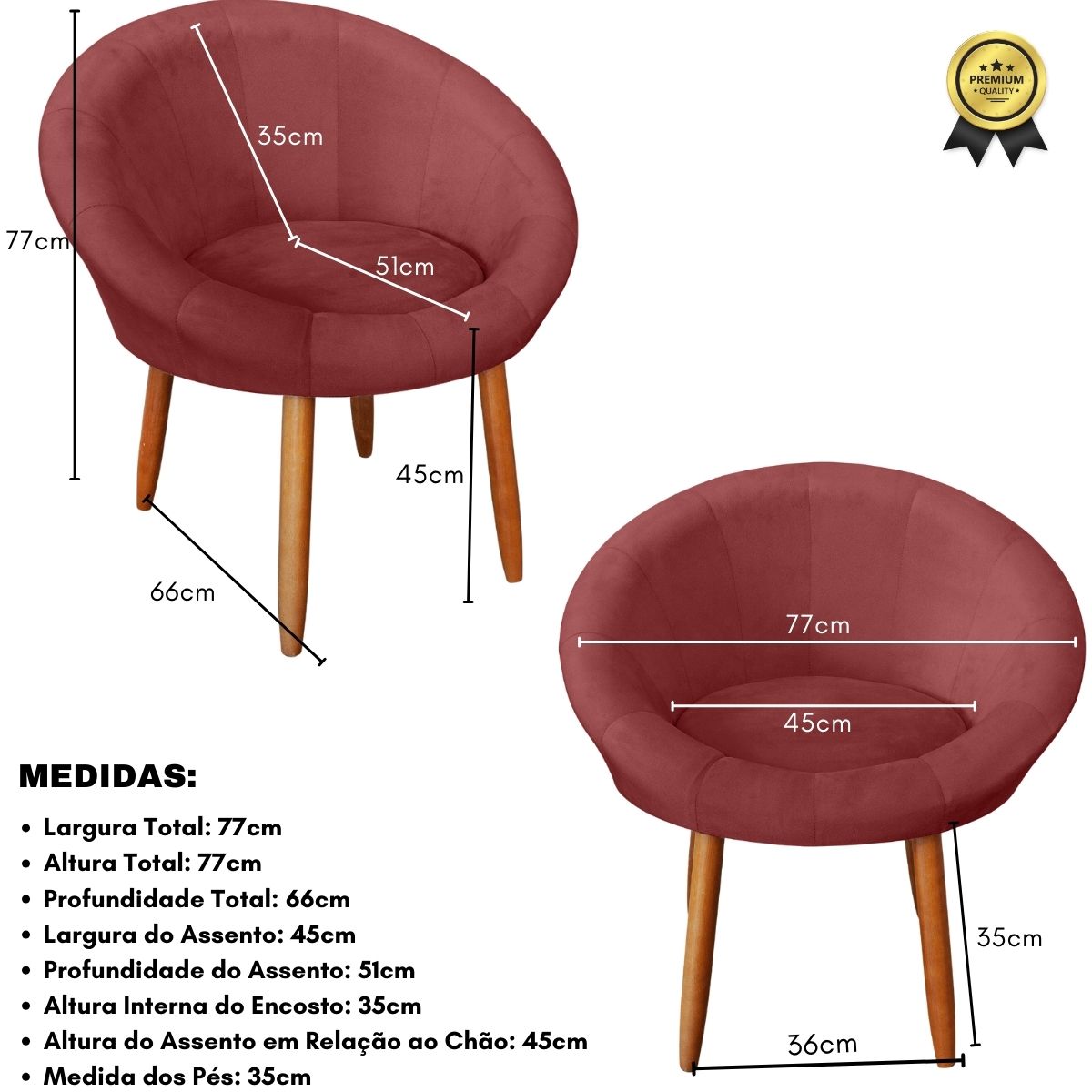 Poltrona moderna confortável para Sala de espera Recepção MOBLAN decor