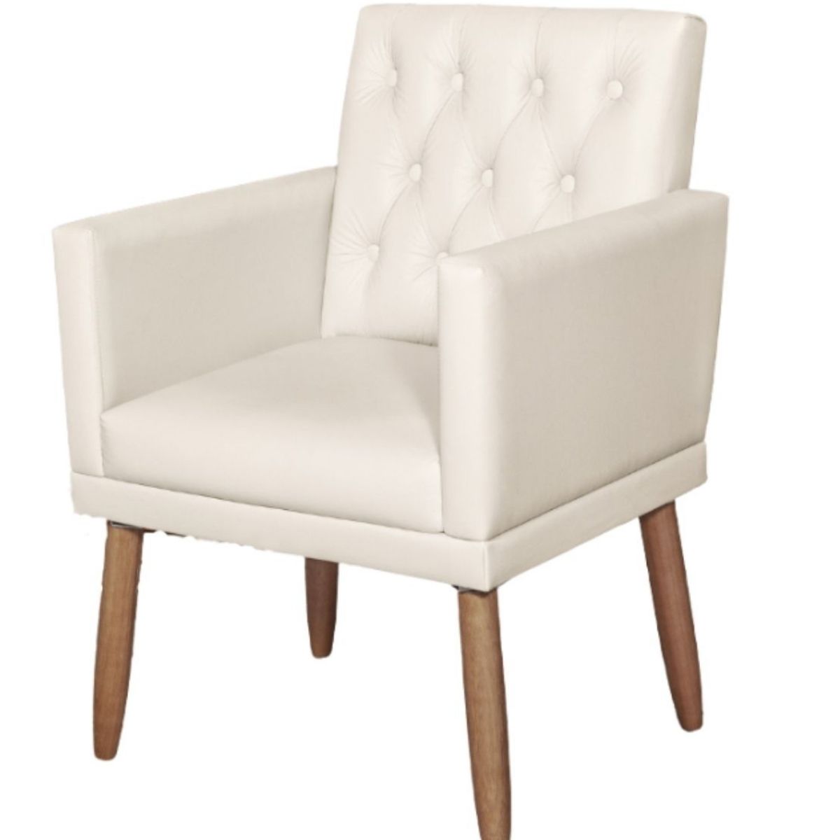 Poltrona para Clínica Resistente Recepção Corino Sala de Estar MOBLAN decor