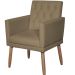 Poltrona para Clínica Resistente Recepção Corino Sala de Estar MOBLAN decor