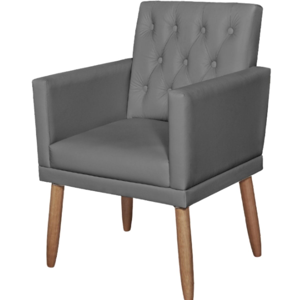 Poltrona para Clínica Resistente Recepção Corino Sala de Estar MOBLAN decor