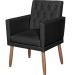 Poltrona para Clínica Resistente Recepção Corino Sala de Estar MOBLAN decor