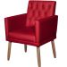 Poltrona para Clínica Resistente Recepção Corino Sala de Estar MOBLAN decor