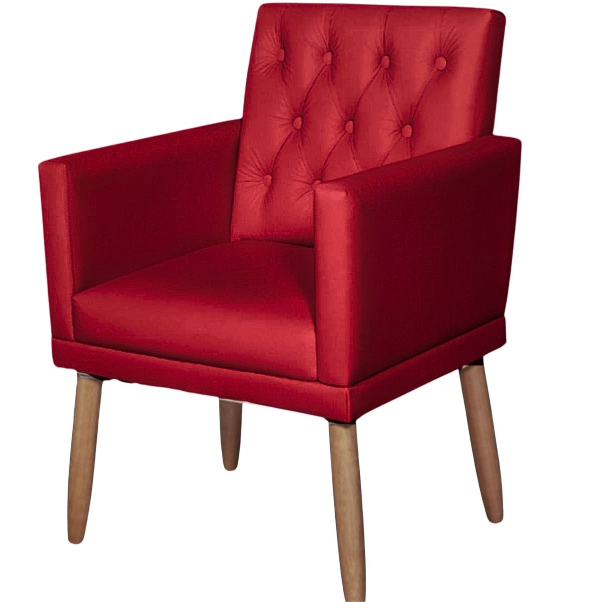 Poltrona para Clínica Resistente Recepção Corino Sala de Estar MOBLAN decor