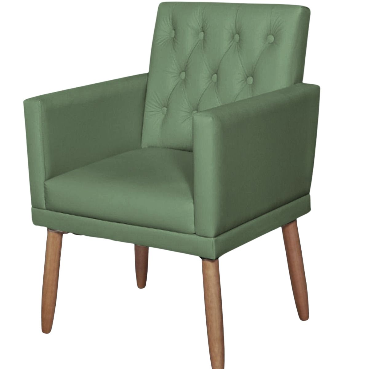 Poltrona para Clínica Resistente Recepção Corino Sala de Estar MOBLAN decor