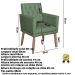 Poltrona para Clínica Resistente Recepção Corino Sala de Estar MOBLAN decor