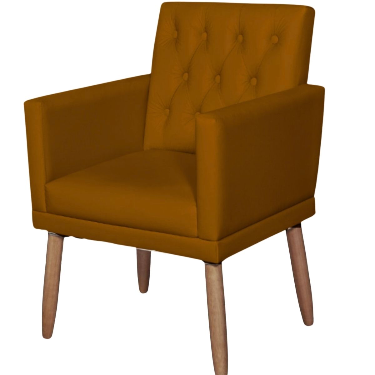 Poltrona para Clínica Resistente Recepção Corino Sala de Estar MOBLAN decor