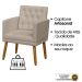 Poltrona para Clínica Resistente Recepção Sala de Estar MOBLAN decor