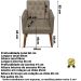 Poltrona para Clínica Resistente Recepção Sala de Estar MOBLAN decor