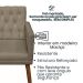 Poltrona para Clínica Resistente Recepção Sala de Estar MOBLAN decor