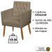 Poltrona para Clínica Resistente Recepção Sala de Estar MOBLAN decor