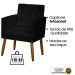 Poltrona para Clínica Resistente Recepção Sala de Estar MOBLAN decor