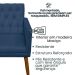Poltrona para Clínica Resistente Recepção Sala de Estar MOBLAN decor
