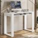 Escrivaninha Para Escritorio Megow 104 cm Branco MBL