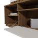 Home Painel Diamantina para TV até 60” Polegadas com 1 Porta Amendoa/Off White