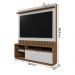 Home Painel Diamantina para TV até 60” Polegadas com 1 Porta Amendoa/Perola Metalizado