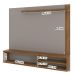 Home Painel Suspenso Laredo 1.6 para TV até 65” com 1 Porta Grigio Fosco/Cinamomo