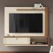 Home Painel Suspenso Laredo 1.6 para TV até 65” com 1 Porta Perola Metalizado/Cinamomo