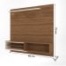 Home Painel Suspenso Trenton 1.8 com LED para TV até 70” Cinamomo/Perola Metalizado