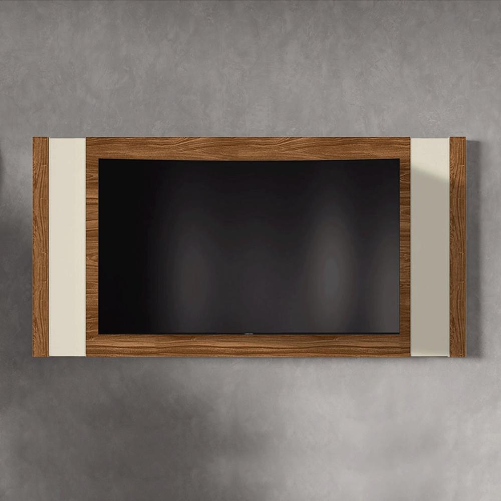 Painel Extensivo Real Sala para TV até 65” Polegadas Cinamomo/Off White