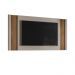 Painel Extensivo Real Sala para TV até 65” Polegadas Grigio Fosco/Cinamomo