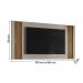 Painel Extensivo Real Sala para TV até 65” Polegadas Grigio Fosco/Cinamomo