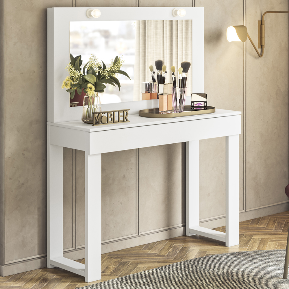 Penteadeira Camarim Rill 110 cm Branco MBL