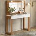 Penteadeira Camarim Rill 110 cm Cinamomo Mell Branco MBL