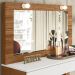 Penteadeira Camarim Rill 110 cm Cinamomo Mell Branco MBL