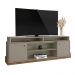 Rack Bancada Montana 1.8 para TV até 75” com Rodízios Grigio Fosco/Cinamomo