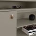 Rack Bancada Montana 1.8 para TV até 75” com Rodízios Grigio Fosco/Cinamomo