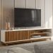 Rack Bancada TV 75 Pol Geniss 211 cm Cinamomo Mell Off White MBL