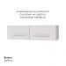 Armario Aereo Geladeira 79 cm Mara Branco Mobbs