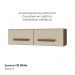 Armario Aereo Geladeira 79 cm Mara Savana Off White Mobbs