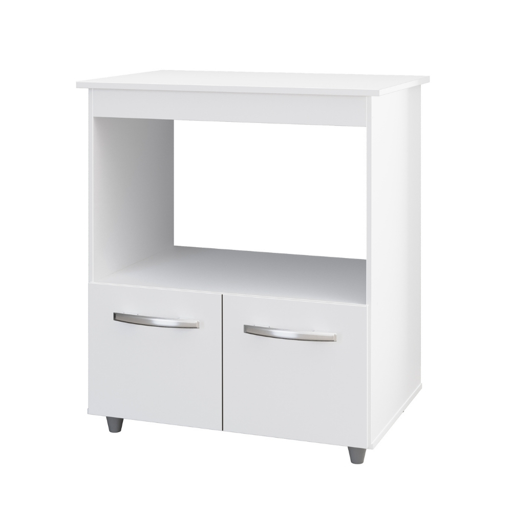 Balcão Multiuso Para Cozinha Angela 2 Portas Branco Moblis