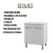 Balcão Multiuso Para Cozinha Serena 2 Portas Branco Moblis