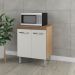 Balcão Multiuso Para Cozinha Serena 2 Portas Savana Off White Moblis