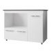 Balcão Para Cooktop Ana 5 Bocas 3 Portas Branco Moblis
