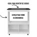 Balcão Para Cooktop Elisa 5 Bocas 2 Portas Branco Moblis