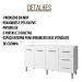 Balcão Para Pia Diana 3 Portas 150 cm Branco Moblis