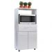 Balcao Multiuso Forno 2P 1G 60 cm Luna Branco Mobbs