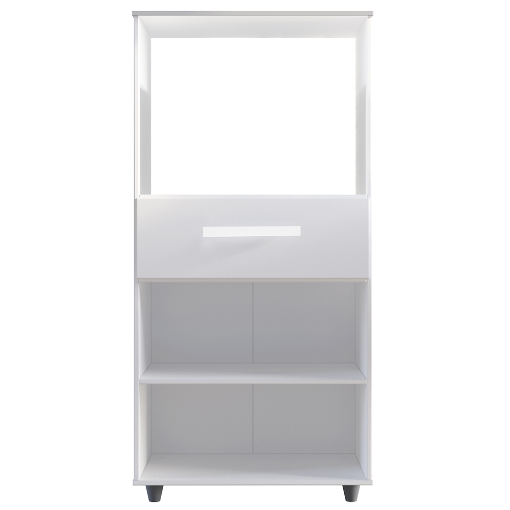 Balcao Multiuso Forno 2P 1G 60 cm Luna Branco Mobbs