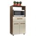 Balcao Multiuso Forno 2P 1G 60 cm Luna Savana Off White Mobbs