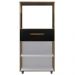 Balcao Multiuso Forno 2P 1G 60 cm Luna Savana Preto Mobbs