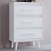Comoda 3 Gavetas 61 cm Mila Branco Mobbs