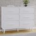 Comoda 6 Gavetas 120 cm Mila Branco Mobbs