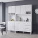 Kit Cozinha 9P 4G 180 cm Vitoria Branco Mobbs