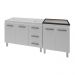 Armário Cozinha Gabinete Pia De 120 Cm Bianca Com Balcão Cooktop 5 Bocas Branco Jade 
