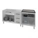 Armário Cozinha Gabinete Pia De 120 Cm Bianca Com Balcão Cooktop 5 Bocas Branco Jade 