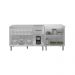 Armário Cozinha Gabinete pia de 120 cm com Balcão multiuso micro-ondas Forno Elétrico Branco 